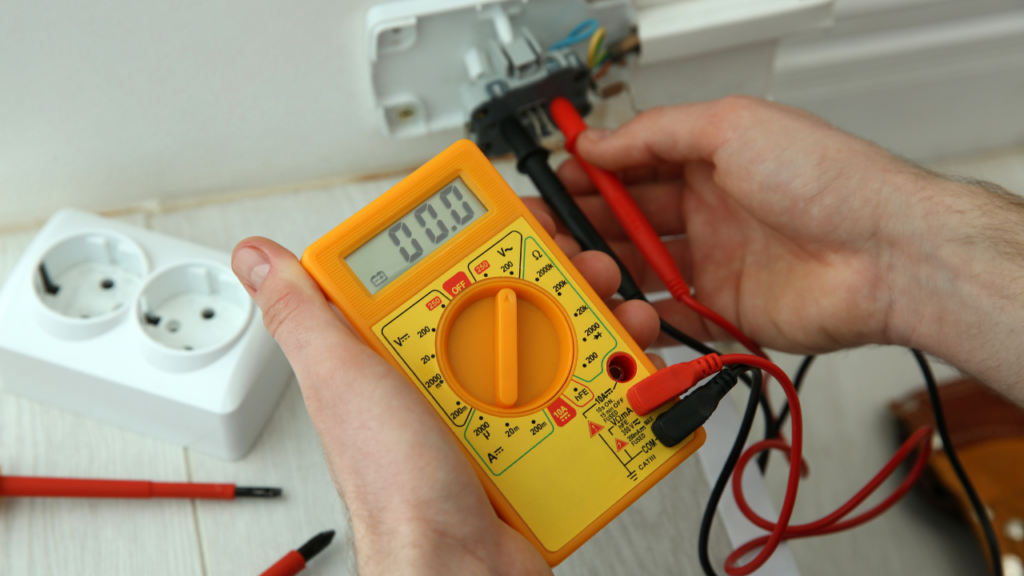 Plumber installing water heater in Washington, IN