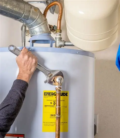 water heater repair technician